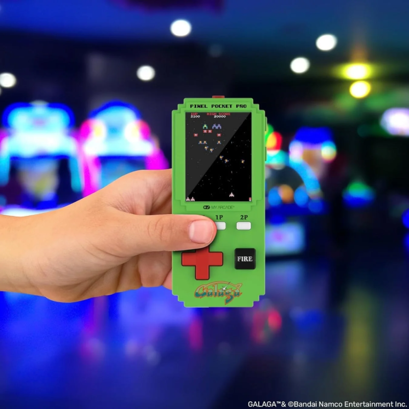 Galaga Pixel Pocket Pro In-hand