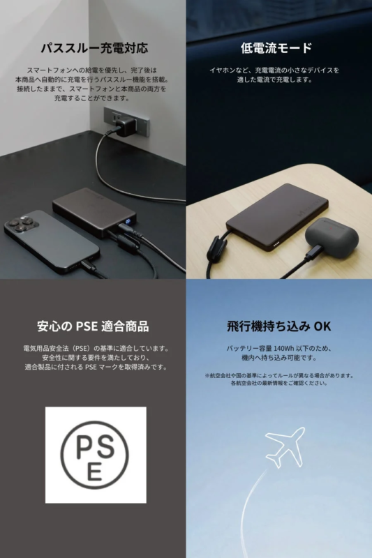 Additional features of SOLIDZ Power Bank