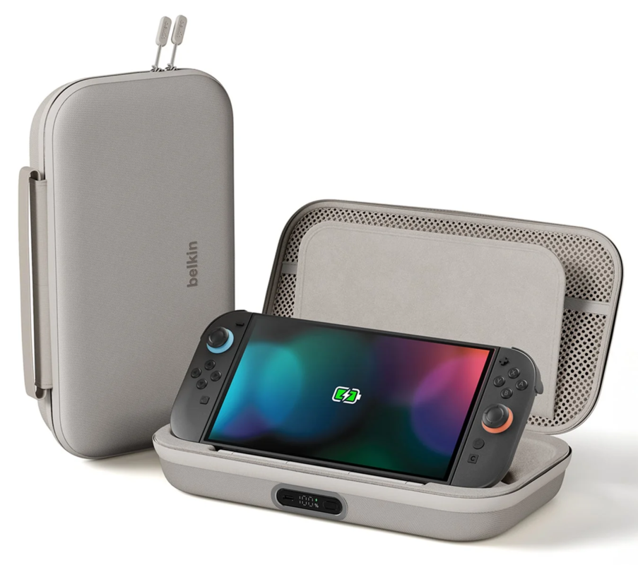 Belkin Gaming Switch 2 Power Bank Charging Case Pro in Case
