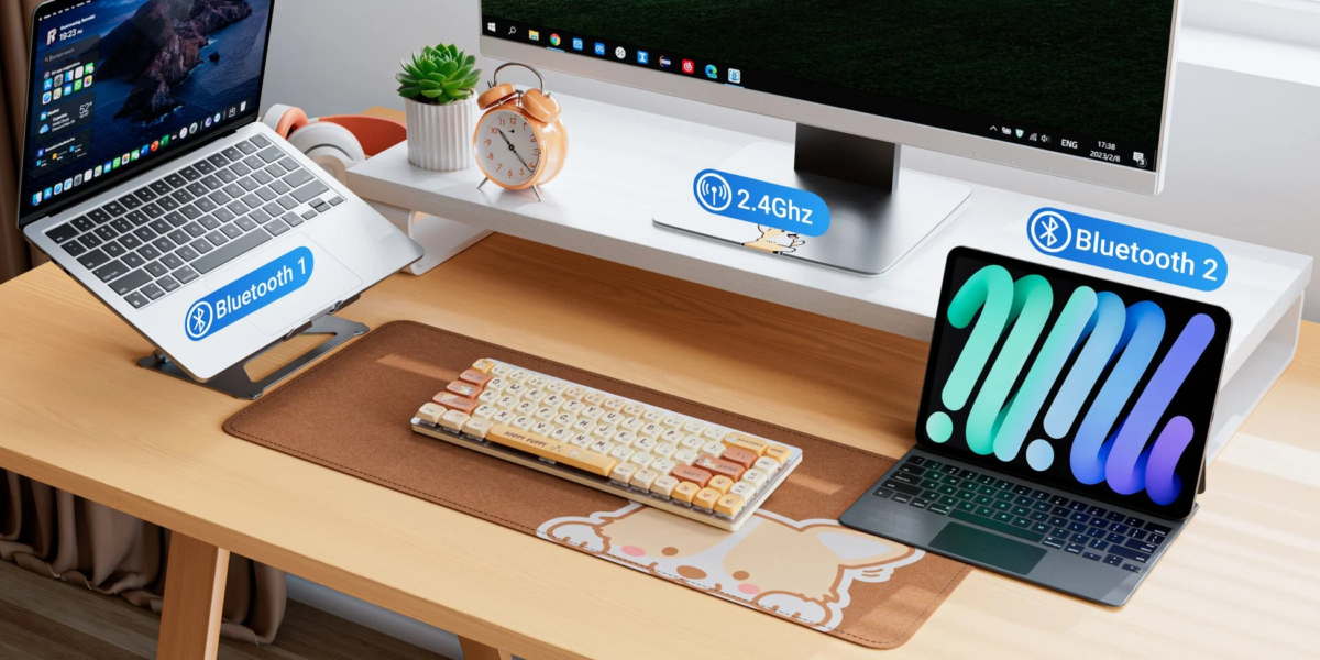 Multi-device desk setup with G68LP