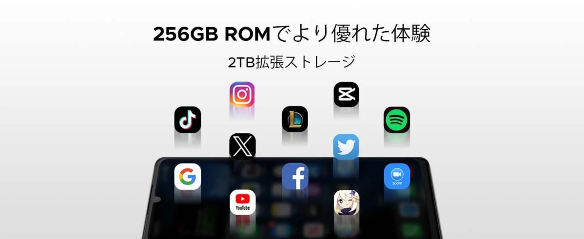 256GB ROM and 2TB Expansion