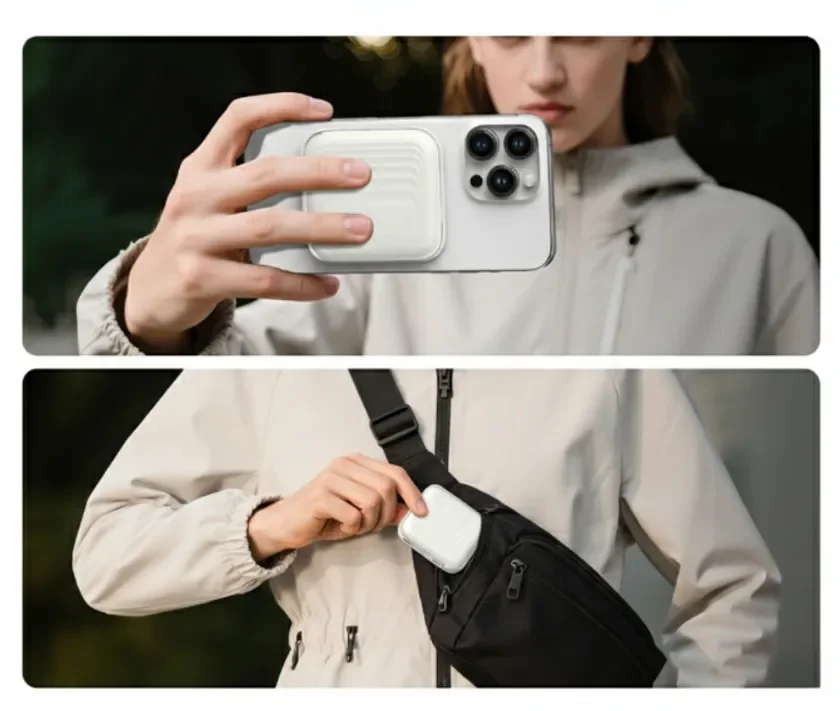 Quickly take out and charge on the go