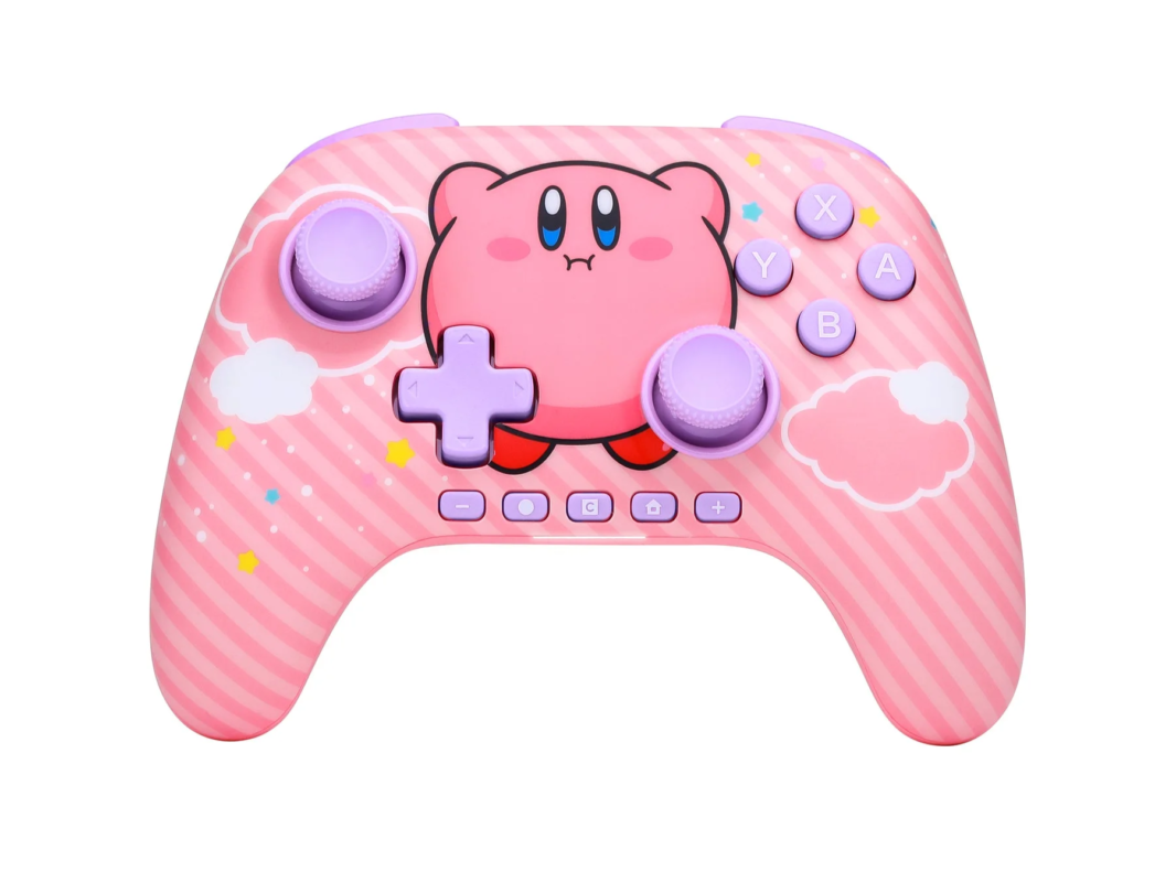 Kirby Pukapuka Wireless Controller Front