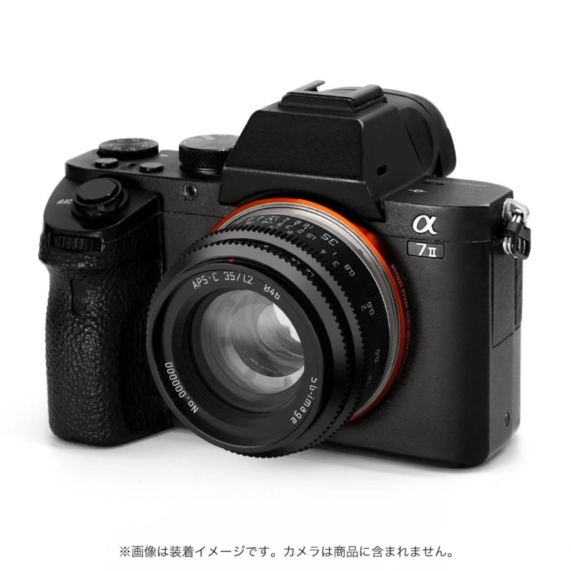 SG-image 35mm F1.2 on camera