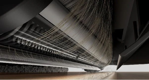 TriCut Brush Mechanism