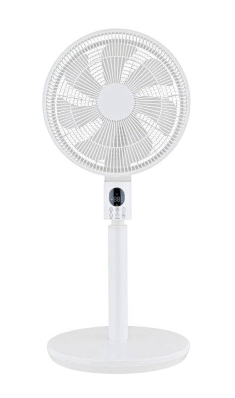 White modern design stand fan