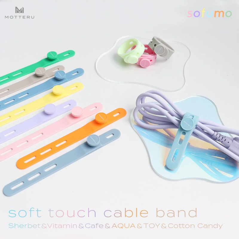 Soft touch cable band