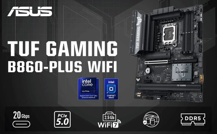 ASUS TUF GAMING B860-PLUS WIFI Motherboard