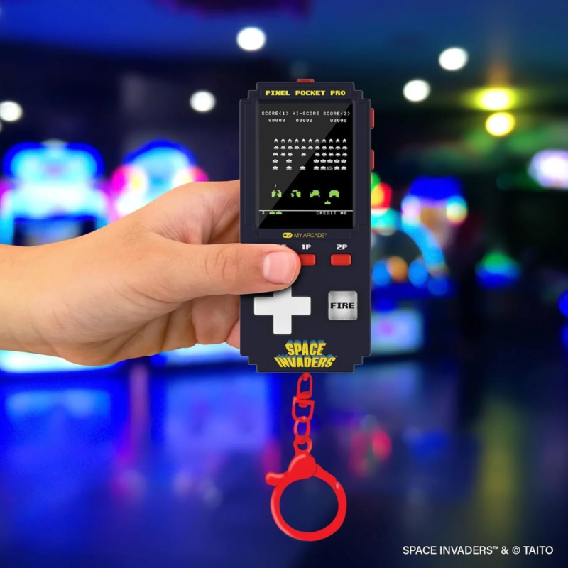 SPACE INVADERS Pixel Pocket Pro In-hand