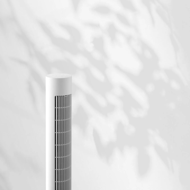 Minimalist scene with Tower Fan