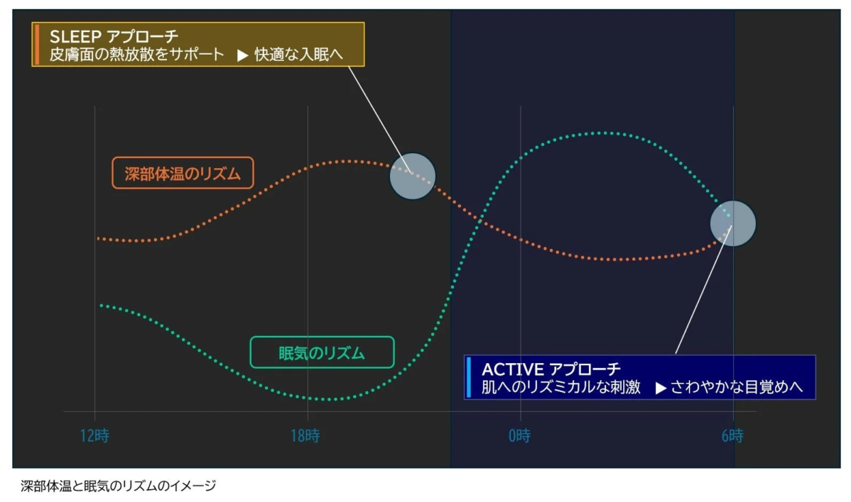 Sleep and Wake Rhythm Graph