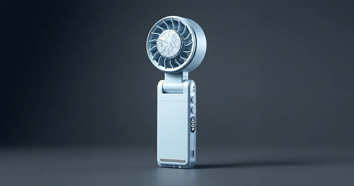 Fan with 100% display, indicating cooling plate