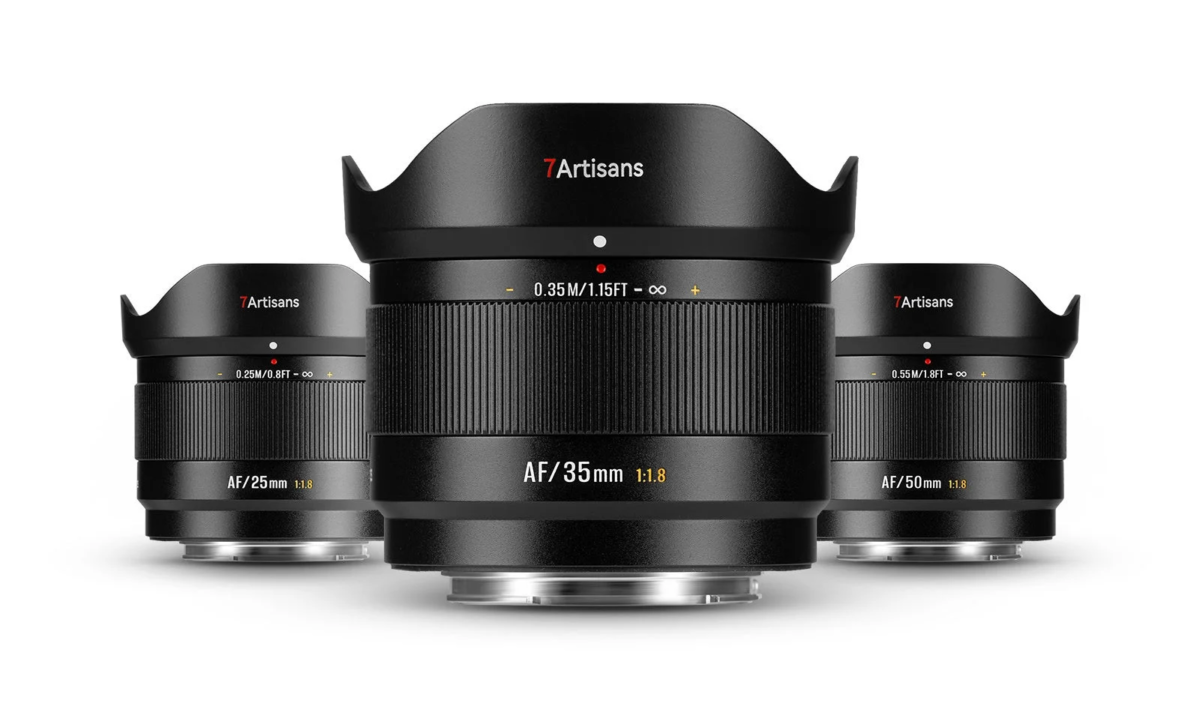 7Artisans LITE 25mm/35mm/50mm F1.8 AF APS-C