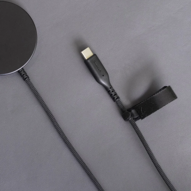 Charger with cable tie