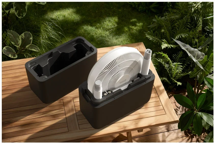 Storage/portable scene with Mijia Fan