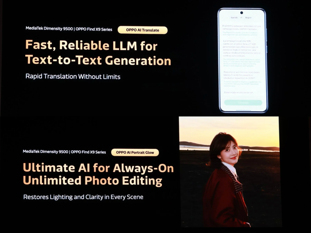 AI Features on OPPO Find X9 Series