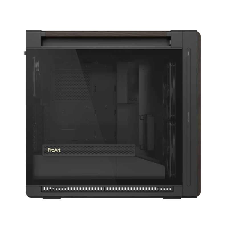 ProArt PA602 Wood Edition Modern Black with Tempered Glass Panel