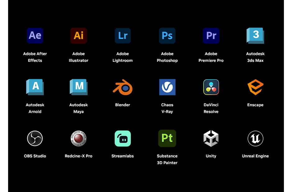 Creative apps icons
