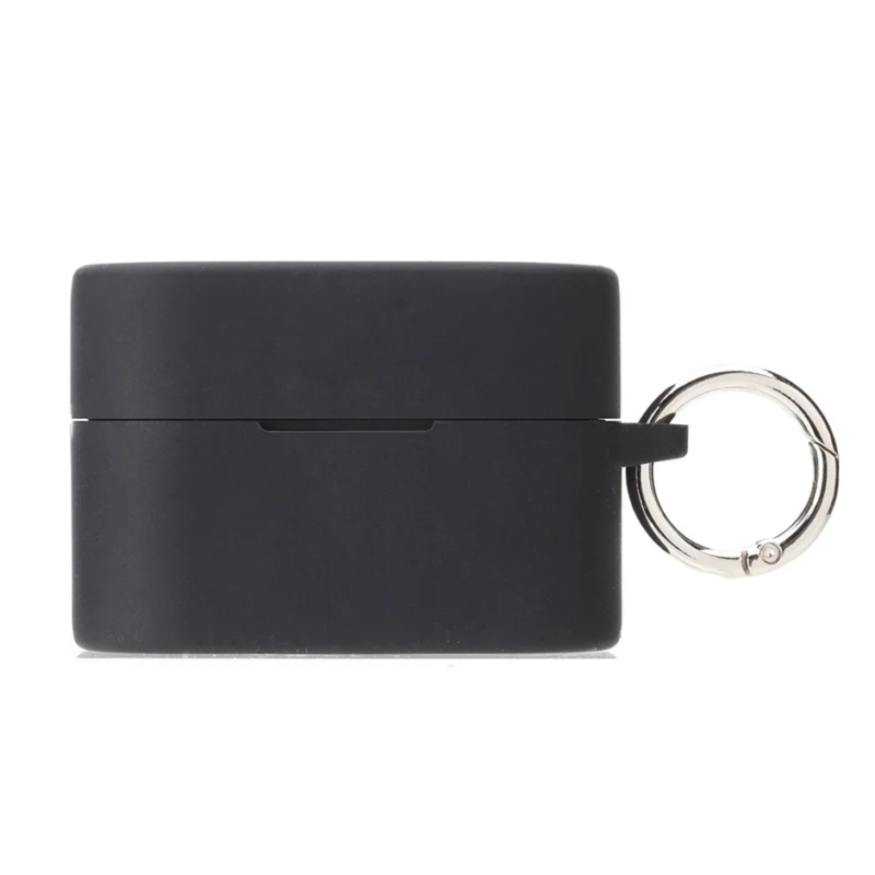 Black Silicone Soft Case with Carabiner