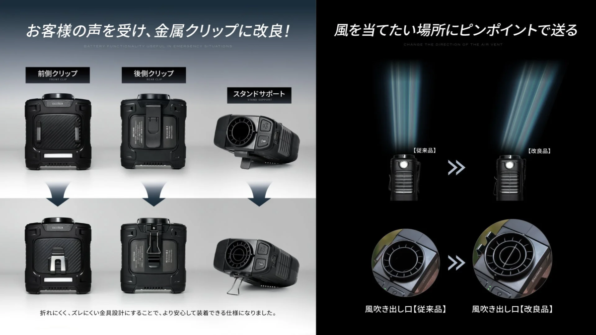 EXCITECH Belt Fan Improvements