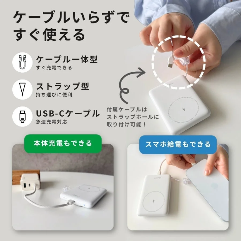 Strap-Type USB-C Cable