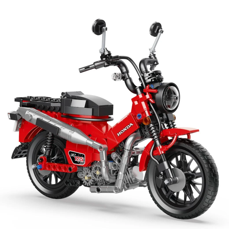 Red Honda CT125 block motorcycle model