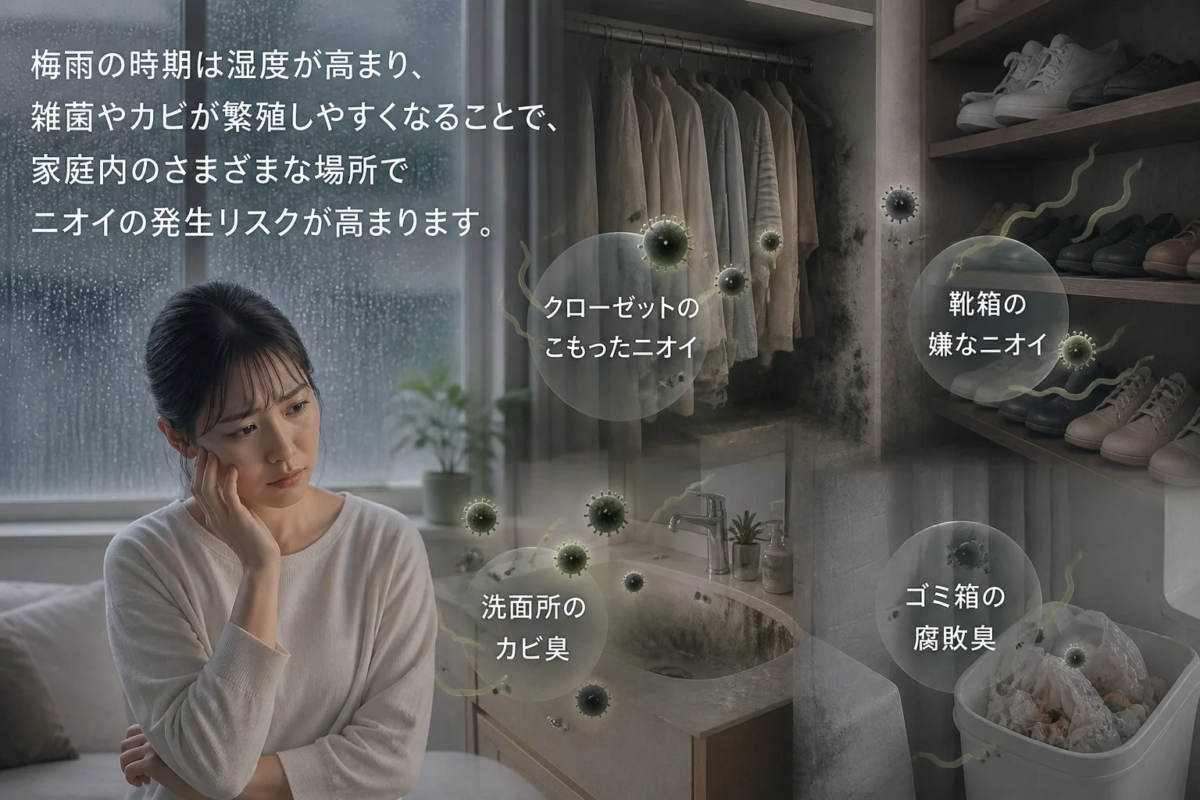 Woman troubled by household odors