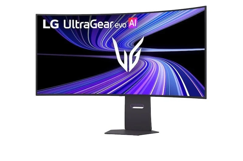LG UltraGear evo AI 45GX950B-B Curved Gaming Monitor