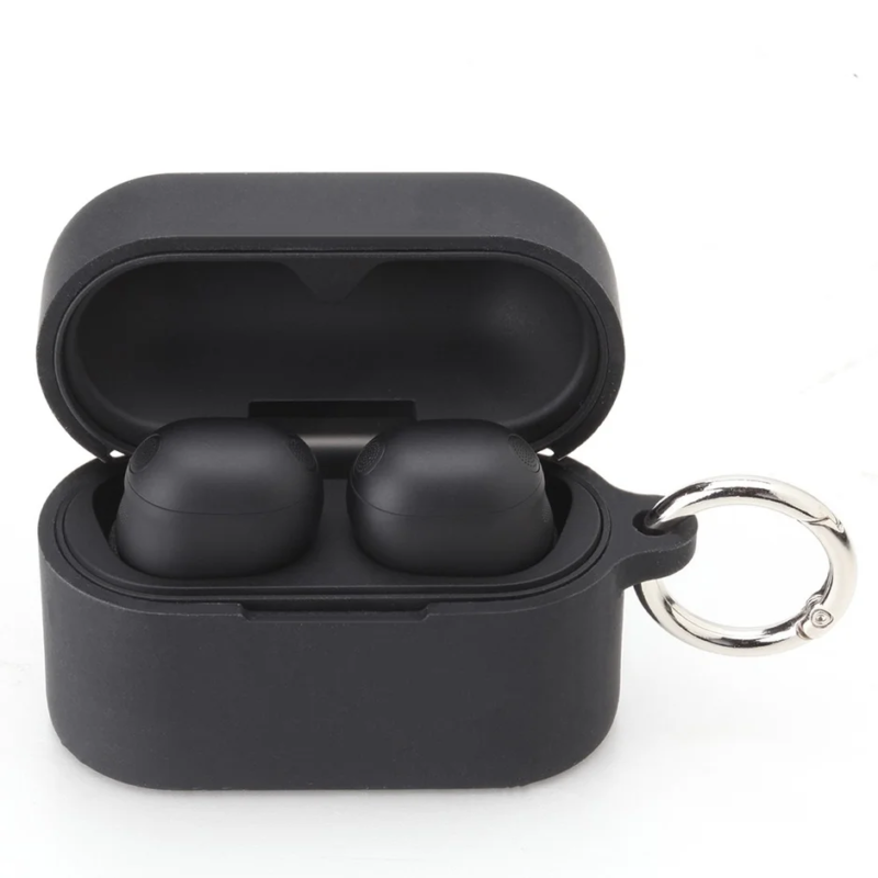 WF-1000XM6 in Black Silicone Case