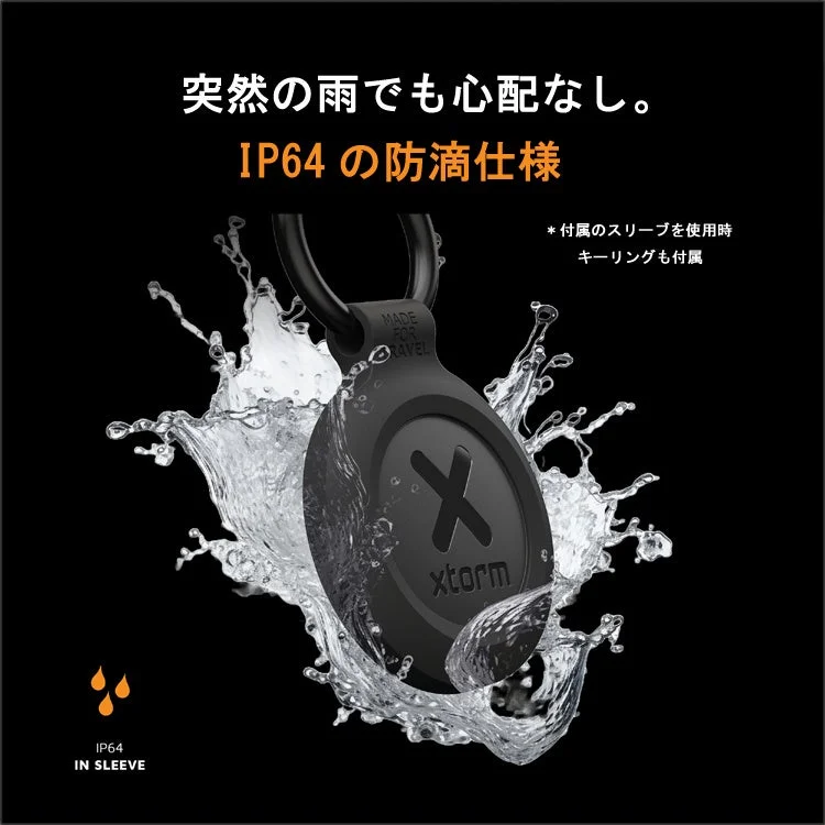 IP64 Splash-Proof with Keyring