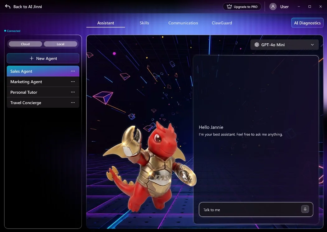 LuckyClaw UI