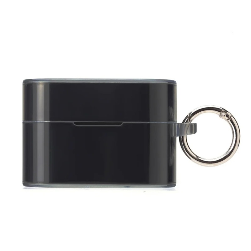 Clear Black Case with Carabiner