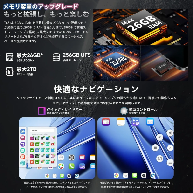 26GB Memory and 256GB Storage