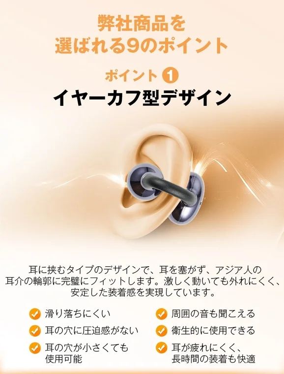 Ear Cuff Fit Diagram