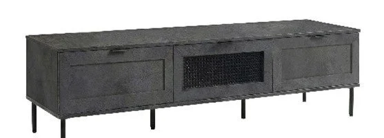 Industrial-style Dark Gray TV Board