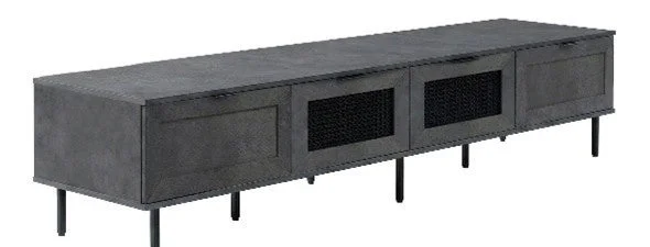 Stylish Dark Gray TV Stand