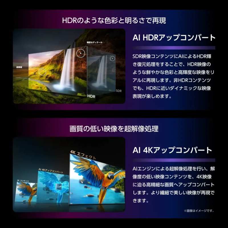 AI HDR Upconvert & 4K Upconvert