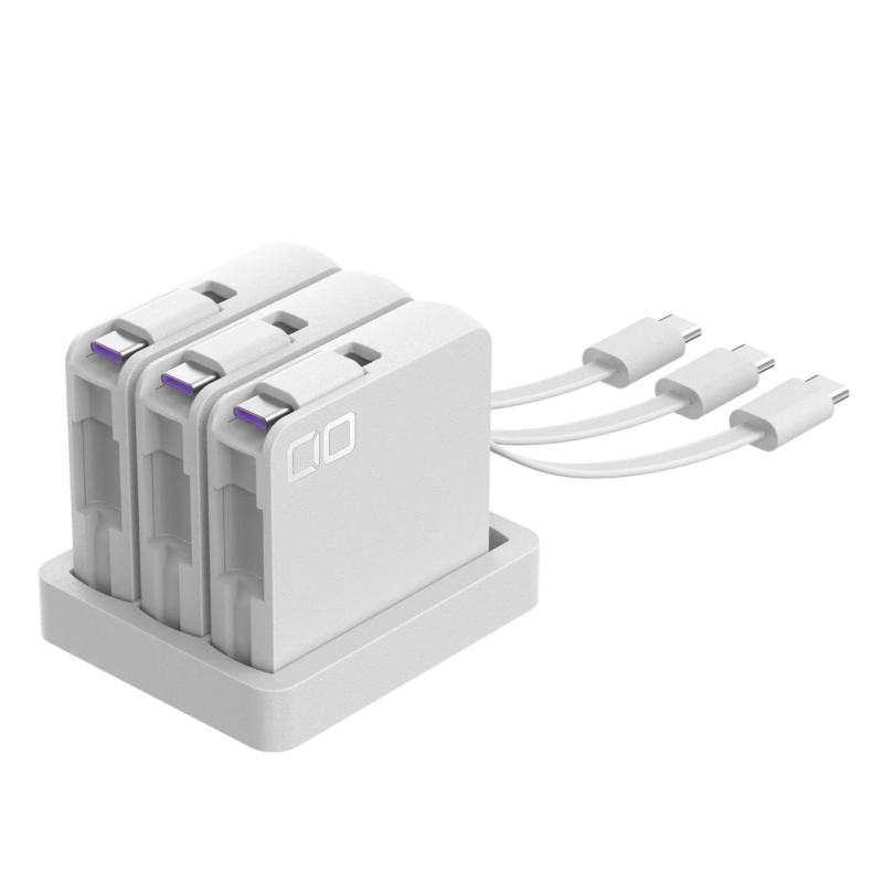 White CIO Cerberus with cables