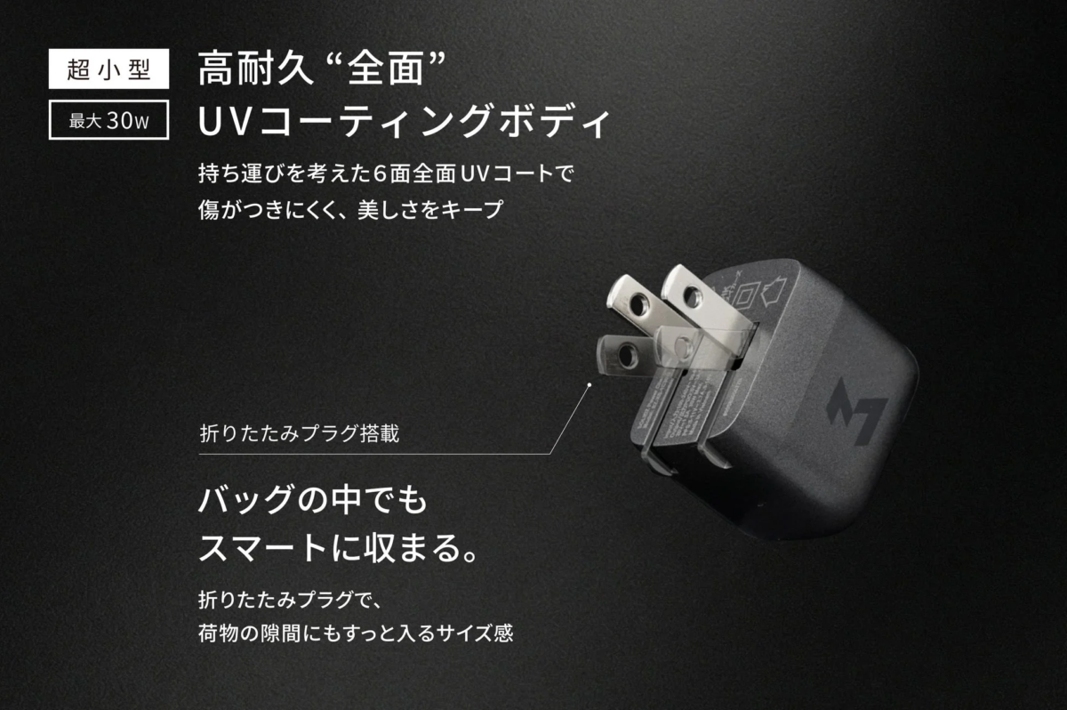 Durable UV Coating and Foldable Plug