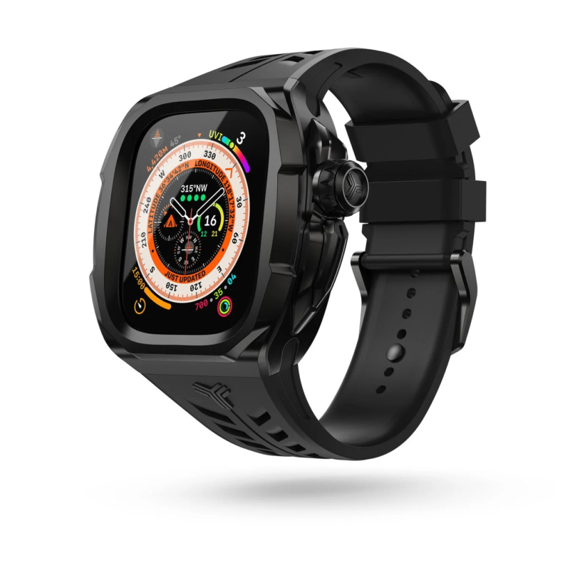 Black Apple Watch case