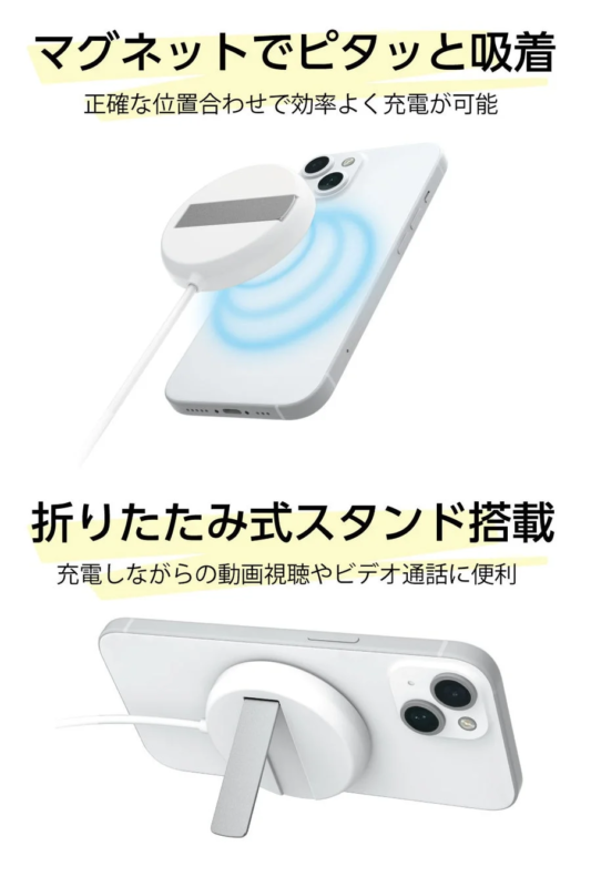 Magnetic Attachment and Foldable Stand