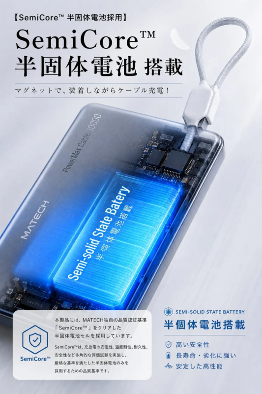SemiCore™ Semi-Solid Battery for Next-Generation Safety and Durability