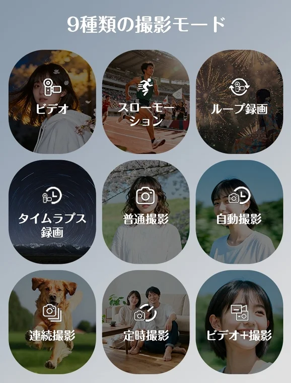 Nine Shooting Modes