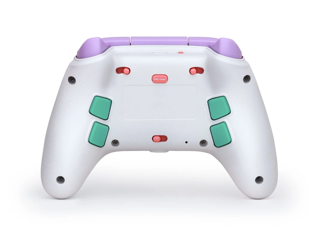 Game controller back with mapping buttons