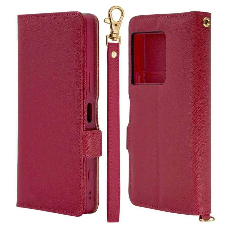 Xperia 1 VIII Red Flip Case