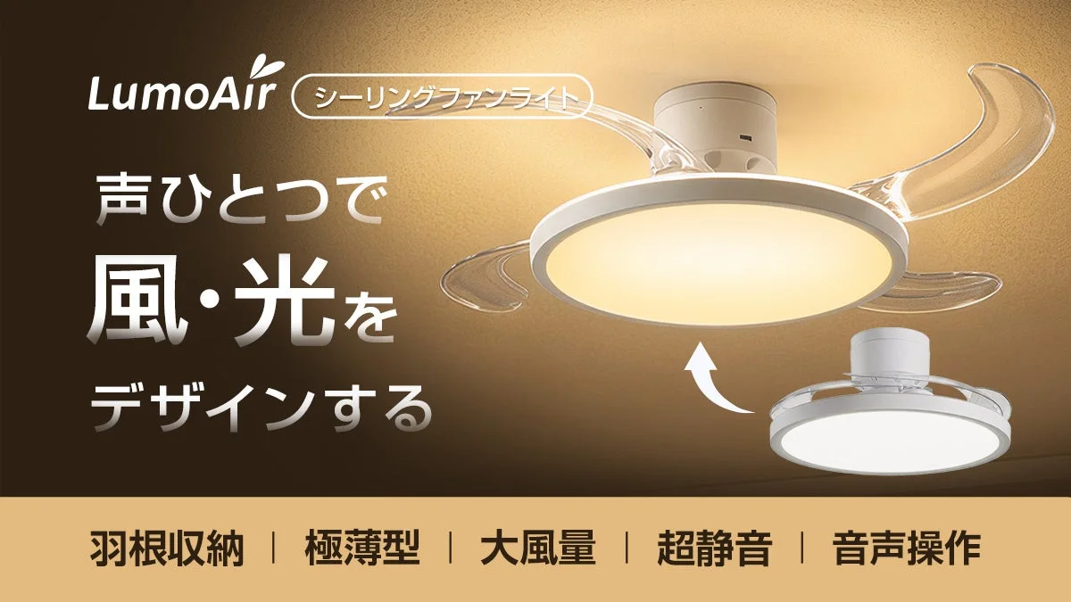 LumoAir Ceiling Fan Light