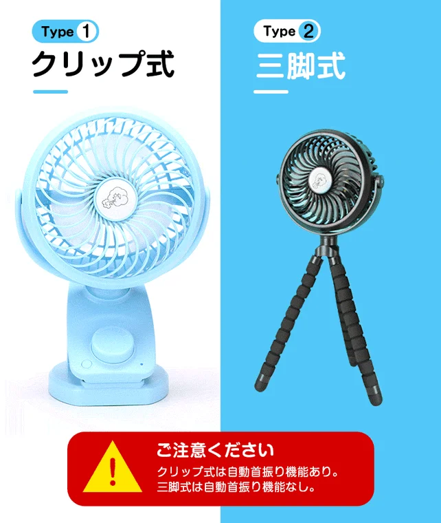 2-Way Clip and Desktop Fan