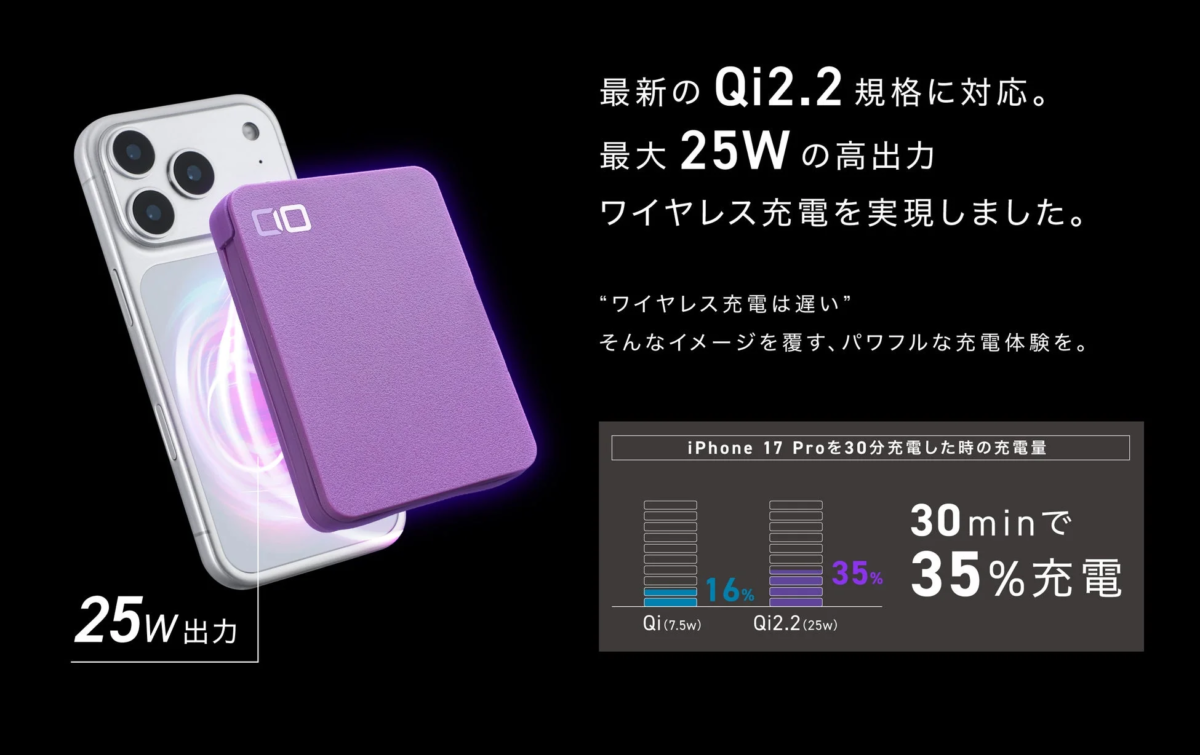 Qi2.2 25W Wireless Charging