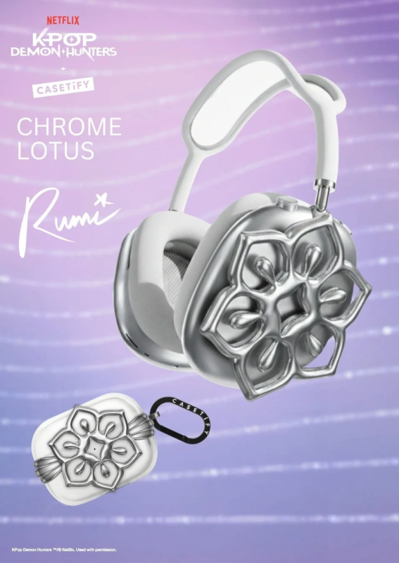 CASETiFY KPop Demon Hunters Chrome Lotus Concept