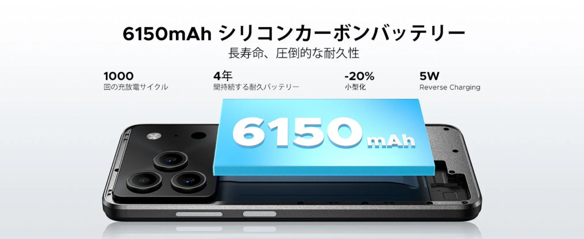 6150mAh Battery